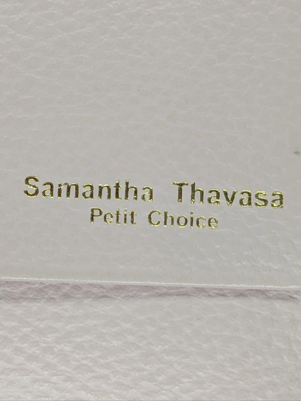 Samantha Thavasa Wallet Petit Choice Light Pink Golden Flower Rhinestone Crystal